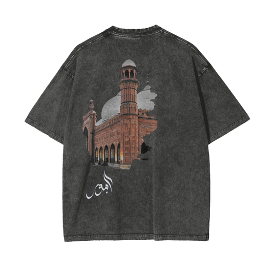 Sukoon Lahore Oversize Tee Grey